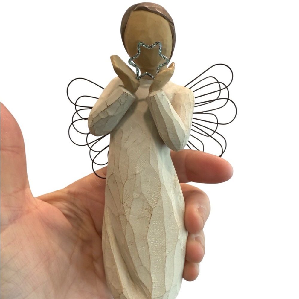 Rare & Retired Willow Tree Bright Star Angel Figurine (2004)  DEMDACO item #3